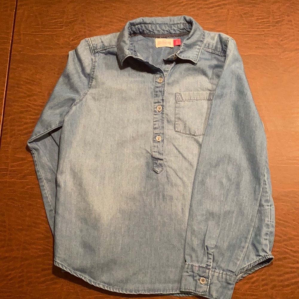 Perfectly Soft Girls Jean Shirt (Size 10)